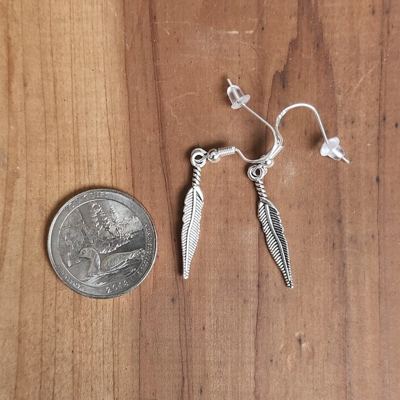Feather Earrings - Picture 1 of 1
